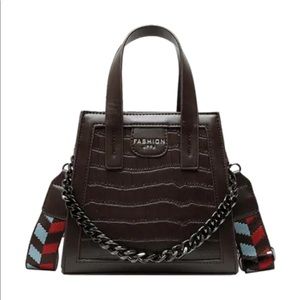 Solid crossbody bag